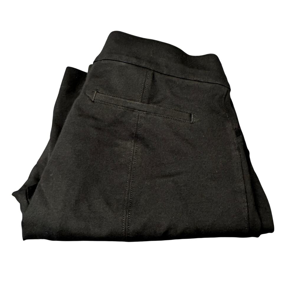 Spanx The Perfect Pants Womens Medium Black Ankle Back Seam‎ Skinny
